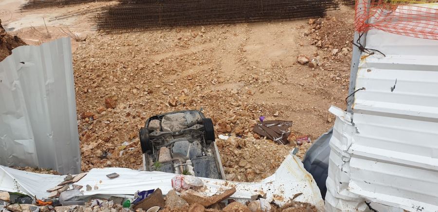 دير الاسد : إصابة شاب نتيجة انزلاق سيارته بمنحدر